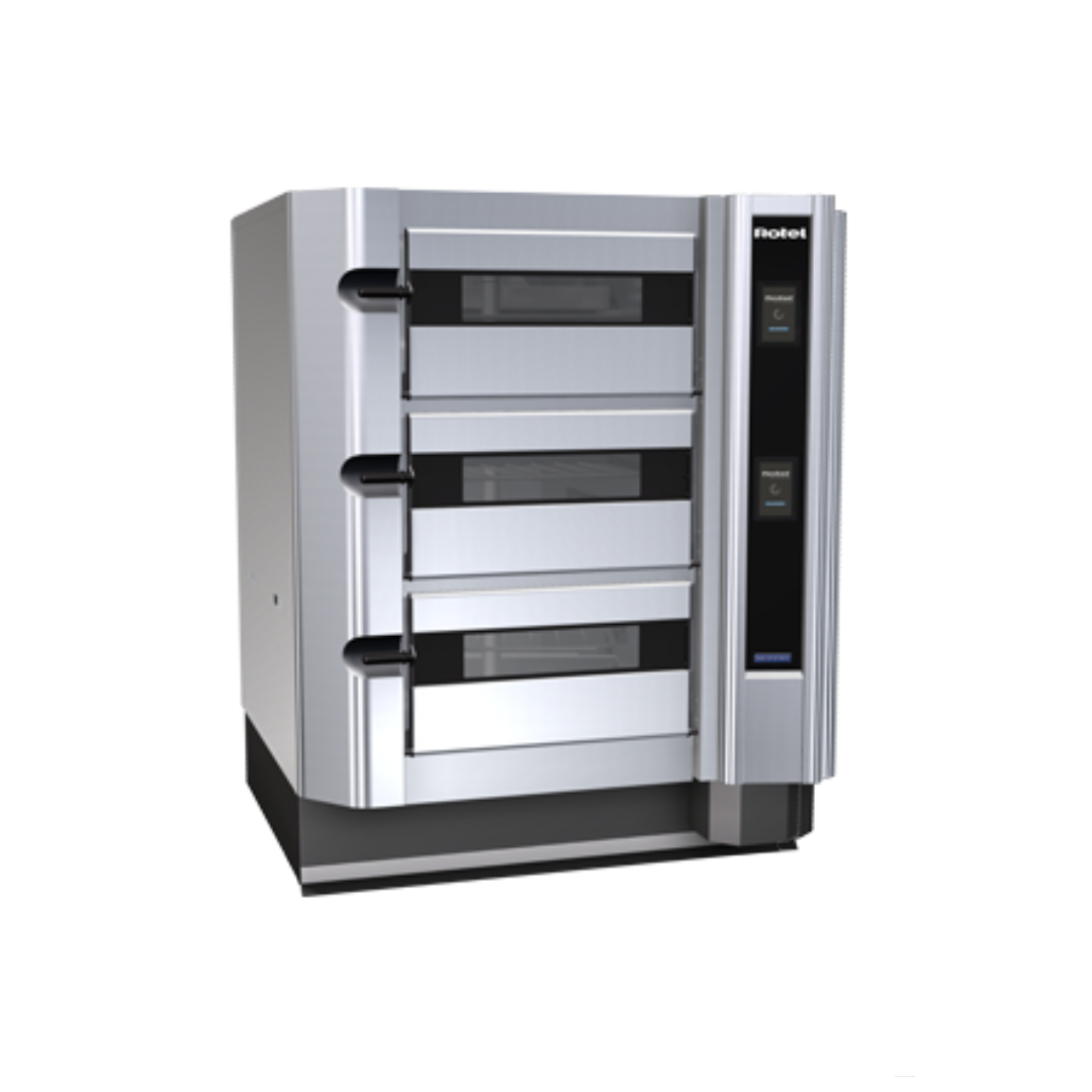 Rotel 3 Deck bakery Oven energy efficient with 99 baking programs