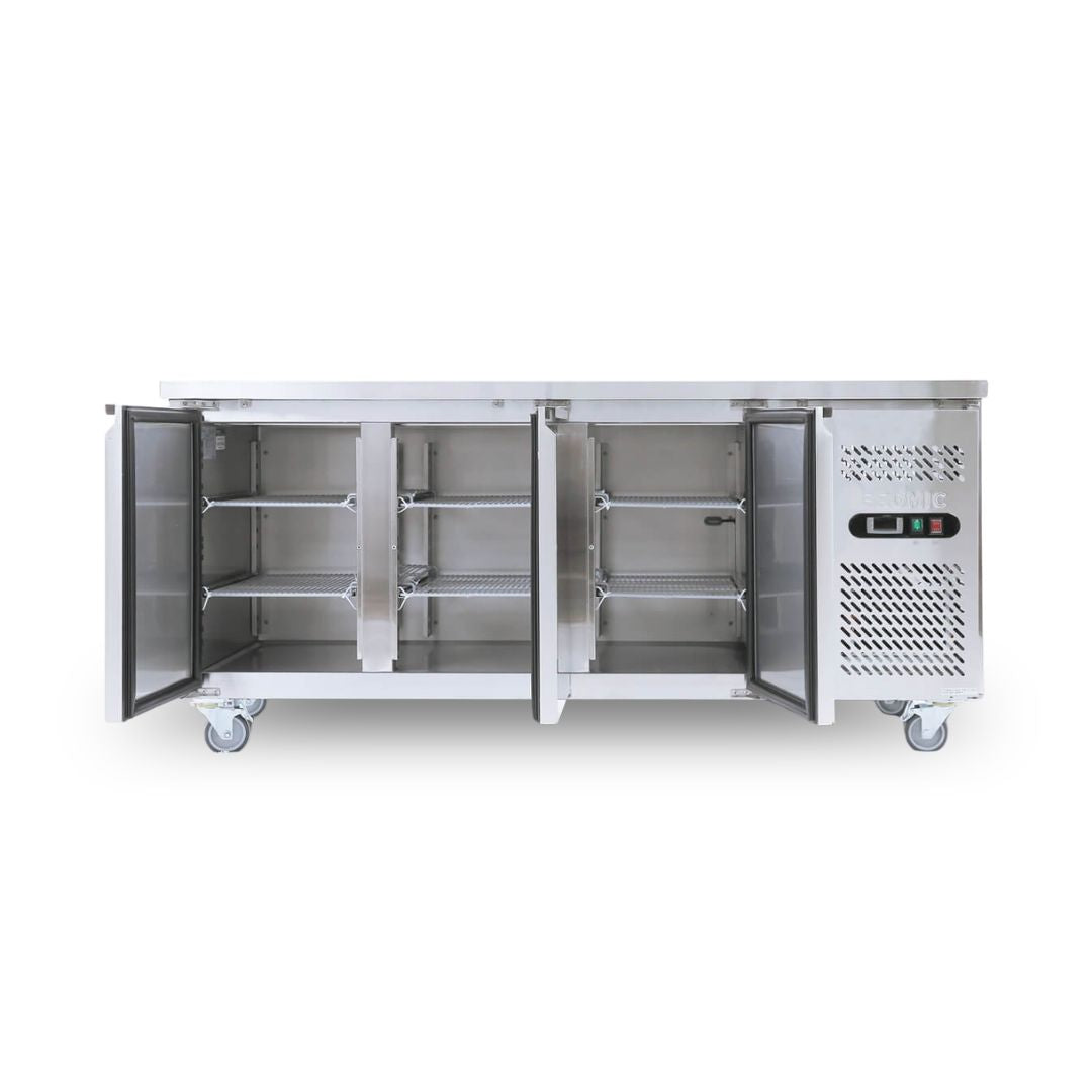 Bromic UBC1795SD 417L 3 Solid Door Underbench Chiller Fridge