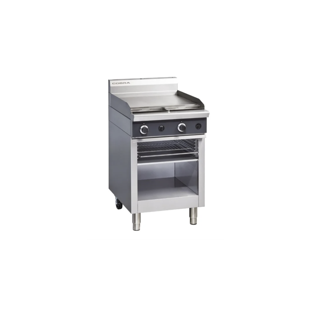 Cobra CT6 600mm gas griddle toaster commercial stainless steel benchtop grill with integrated toaster rack