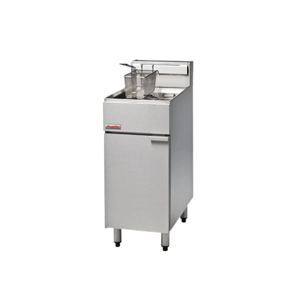 FastFri FF18 commercial 18L gas deep fryer 400mm single pan stainless steel fryer for commercial  kitchens Australia