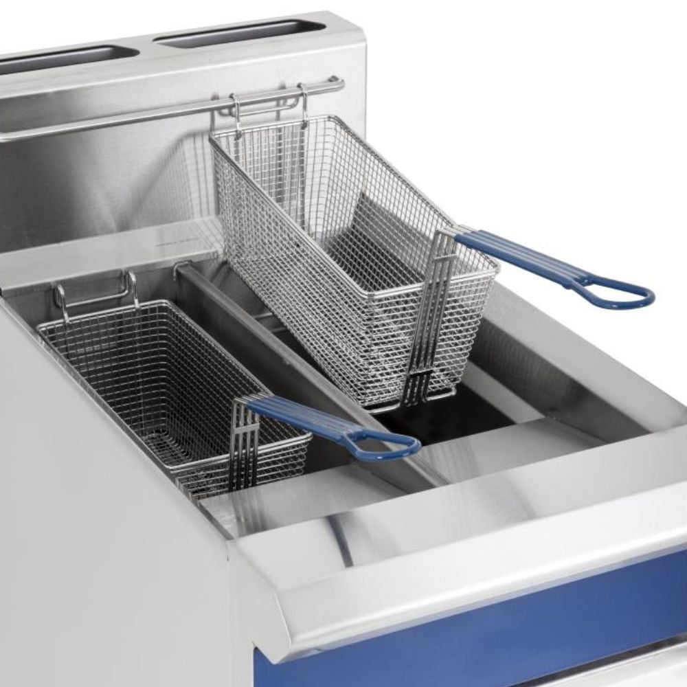 Blue Seal Evolution GT46 450mm Twin Pan Gas Fryer