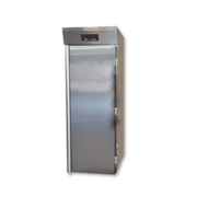 Moffat Paramount P1R single rack roll-in bakery prover with stainless steel exterior and electronic control panel.