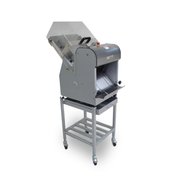 Paramount SMBS15 commercial bench-mounted bread slicer with safety guards and 15mm fixed slice thickness setting.