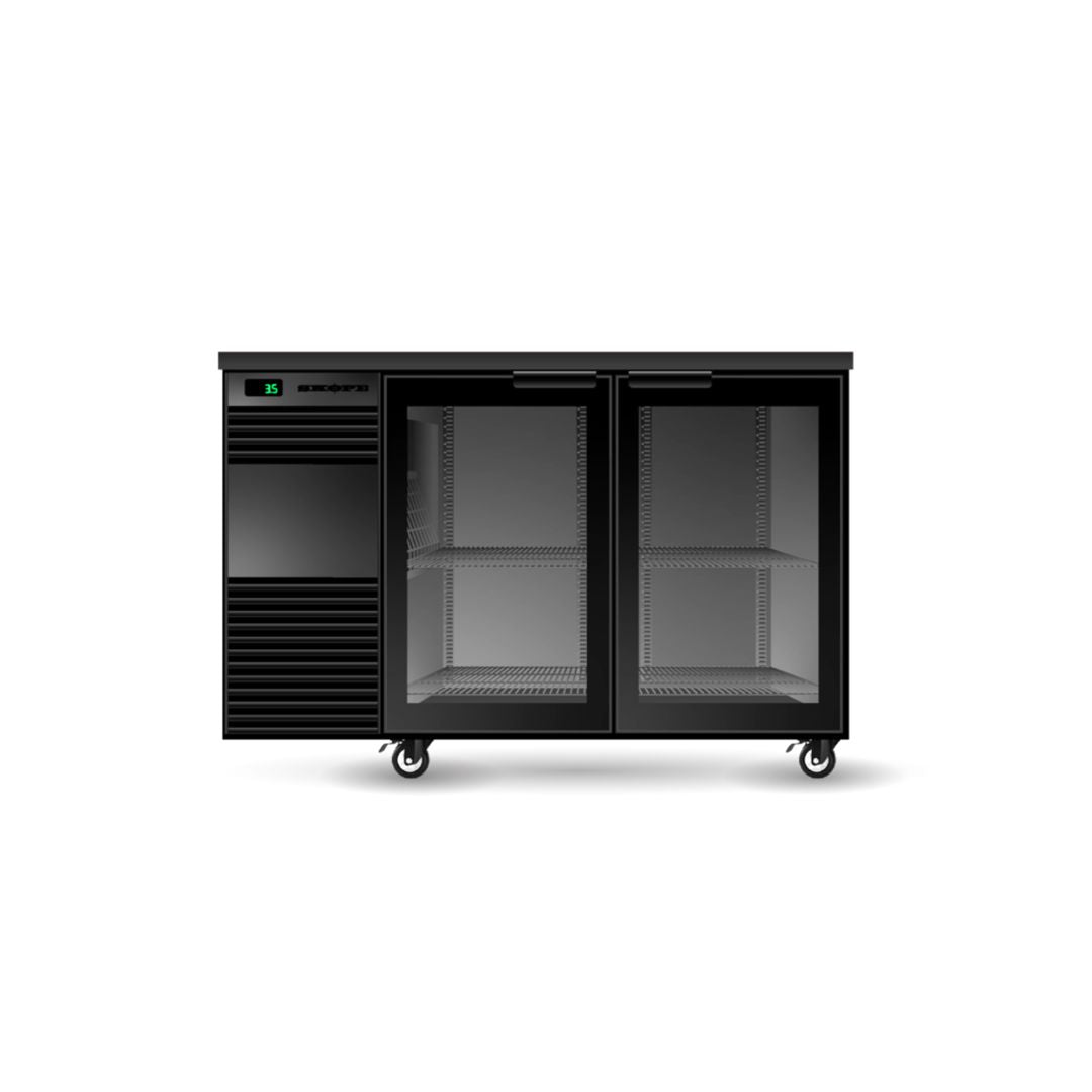 Skope BB.2.GSW BackBar 2 Glass Swing Door Fridge