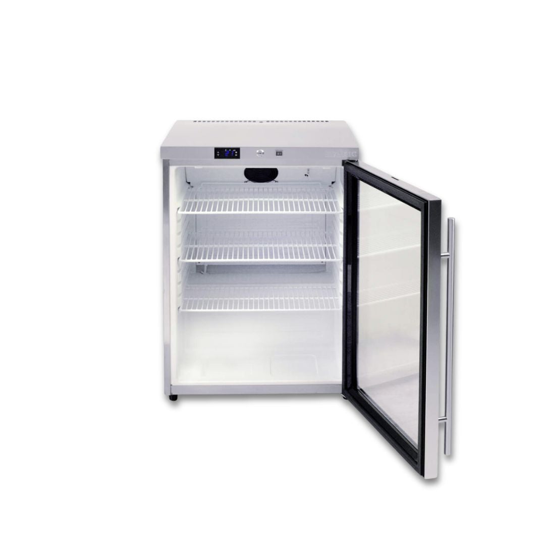 Bromic UBC0140GD Underbench 1 Door Glass Fridge