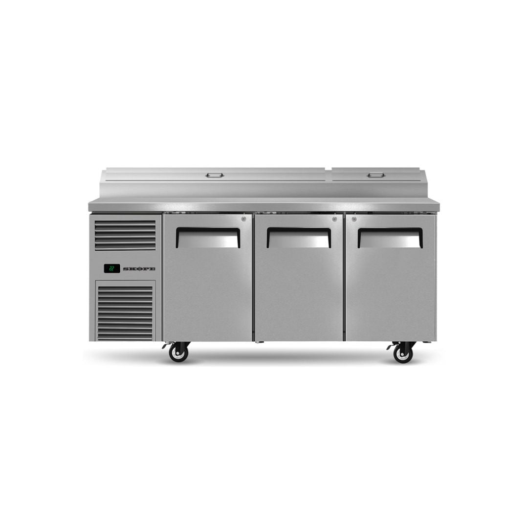 Skope ReFlex RF8.PPZ.3.SD 3 Solid Door Pizza Preparation Fridge