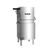 Washtech M2C 
commercial passthrough dishwasher with integrated heat recovery unit for high-volume restaurant and café kitchens.