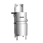 Washtech M2C 
commercial passthrough dishwasher with integrated heat recovery unit for high-volume restaurant and café kitchens.